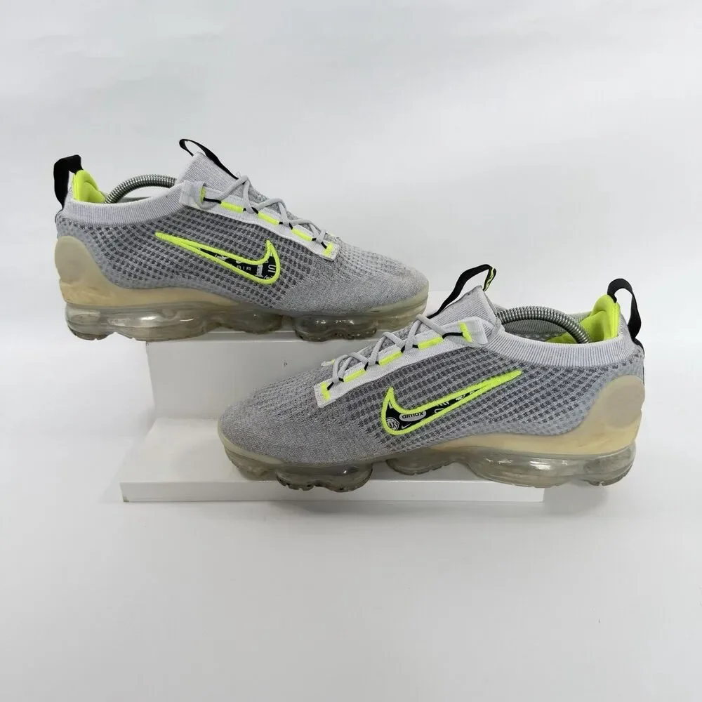 Nike Air Vapormax 2021 FK Shoes Men's Flyknit DH4085-001 Wolf Gray Size 10.5